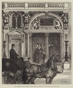 Nový vchod do galerie Společnosti malířů akvarelových barev, Pall-Mall East